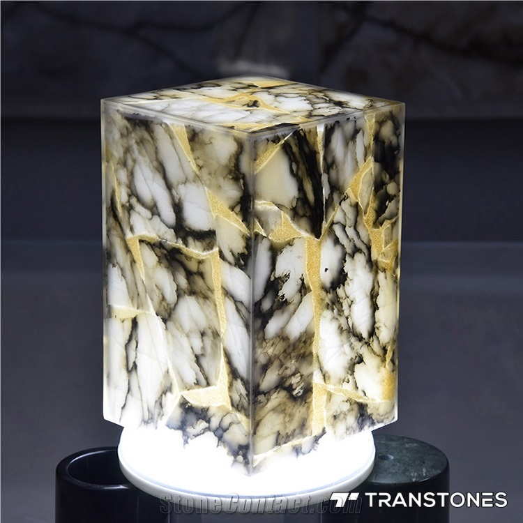 Translucent faux Onyx for coffee Shop Decorating Lightbox