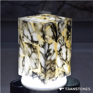 Translucent faux Onyx for coffee Shop Decorating Lightbox