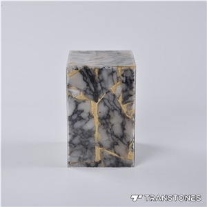 Translucent faux Onyx for coffee Shop Decorating Lightbox