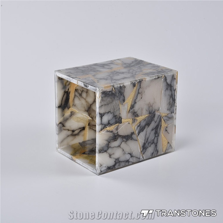 Translucent faux Onyx for coffee Shop Decorating Lightbox
