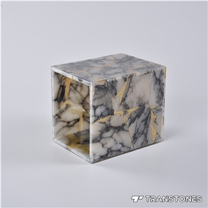 Translucent faux Onyx for coffee Shop Decorating Lightbox