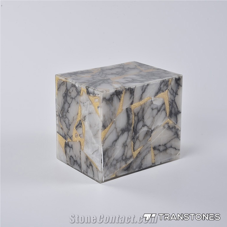 Translucent faux Onyx for coffee Shop Decorating Lightbox