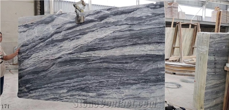  Abbott Grey Marble Abba Yabo Venato Ya Bai wall tile slab 