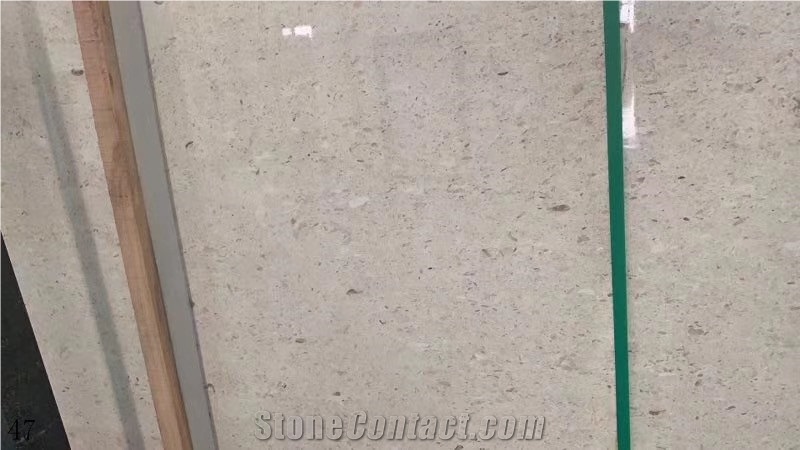 Beijin Mi Yellow Crema Pearl Limestone Perlato Beige slab