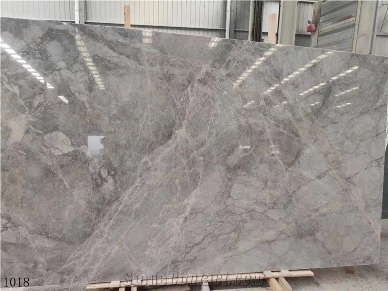 Brazil Calacatta Grey Marble Slab Wall Floor Tiles Bookmatch
