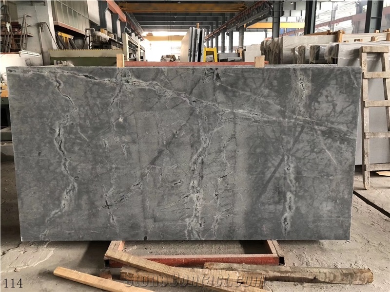 Brazil Galaxy Granite Silver Gray Wall Tile Slab