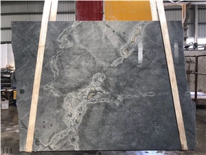 Brazil Galaxy Granite Silver Gray Wall Tile Slab