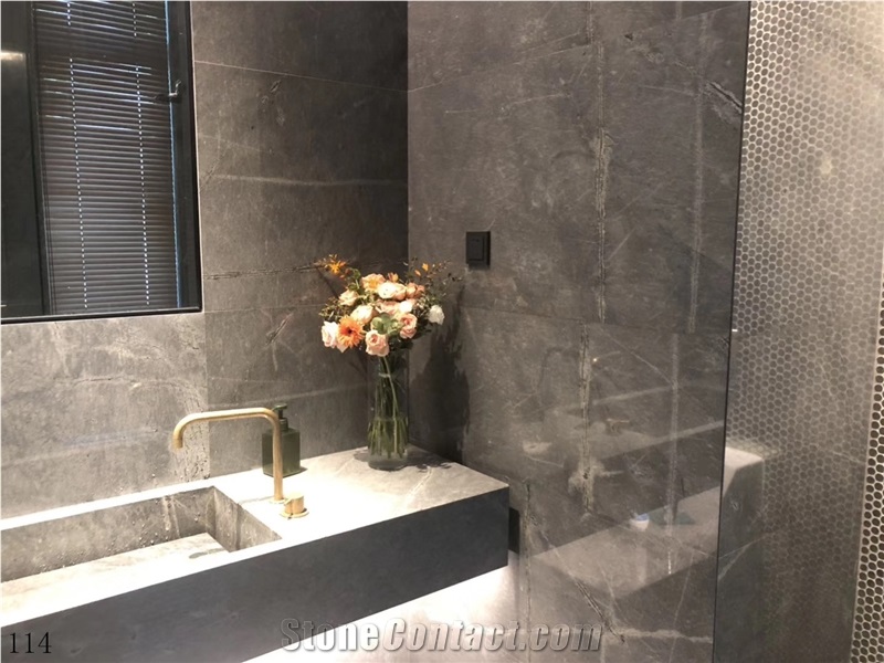 Brazil Galaxy Granite Silver Gray Wall Tile Slab
