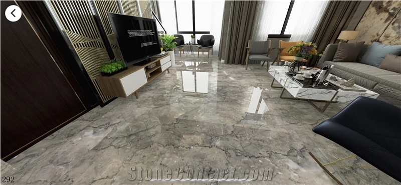 Carbonico Marble Silver grey Blue Enchantress vanity use 
