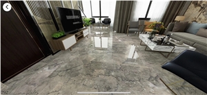 Carbonico Marble Silver grey Blue Enchantress vanity use 