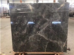 China Ermine Mink Grey Slab Silver Sable Marble Slab Tile