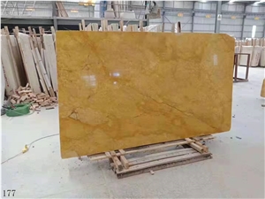 China  Huang Jin Gui Wall Tile Henan Gold Marble Royal Slab