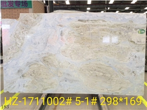 China Lemon Ice Tile Slab Changbai White Marble Dreaming