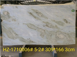 China Lemon Ice Tile Slab Changbai White Marble Dreaming