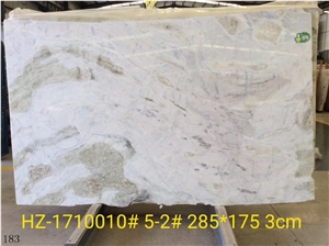 China Lemon Ice Tile Slab Changbai White Marble Dreaming