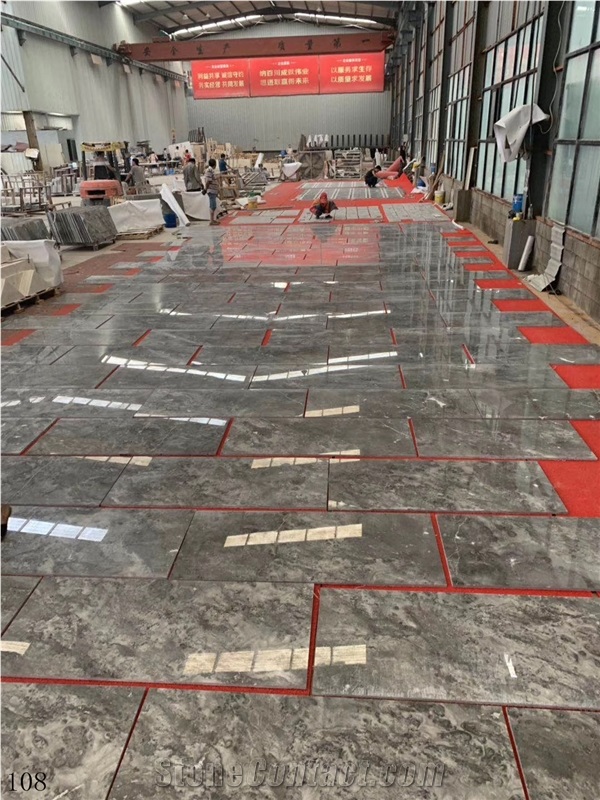 Dream Gray Marble Fantasy wall tile in China stone market