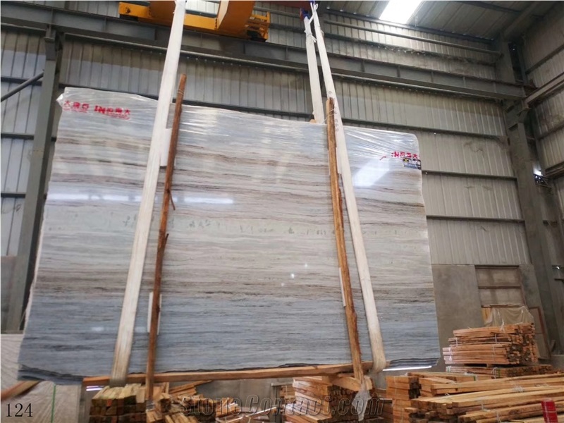 Eurasian Wood Grain Marble Golden White use wall tile