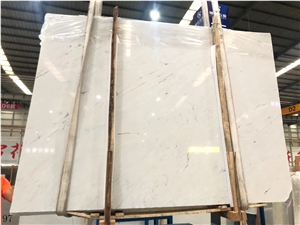 Greece White Polar Marble Polaris Bianco Slabs