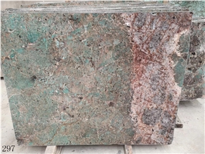 Green Verde Amazonas Amazonita Granite Amazon wall tile slab