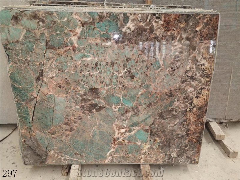 Green Verde Amazonas Amazonita Granite Amazon wall tile slab