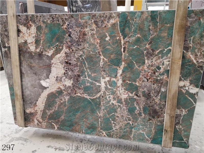 Green Verde Amazonas Amazonita Granite Amazon wall tile slab