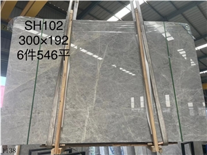 Hermes Gray Marble China guangdong guanrui mine slabs