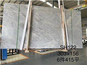 Hermes Gray Marble China guangdong guanrui mine slabs