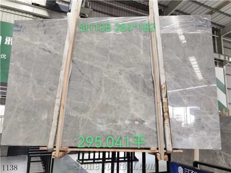 Hermes Gray Marble China guangdong guanrui mine slabs