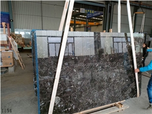 in China stone market Hubei Dark Emperador Marble wall tile