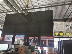 Indian Impala Black Granite 2Cm Polished Slabs And Tiles