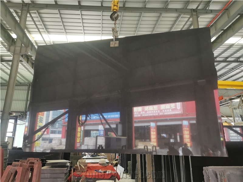 Indian Impala Black Granite 2Cm Polished Slabs And Tiles