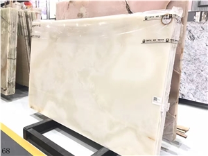 Iran White Onyx Onice Bianco Pure in China stone market