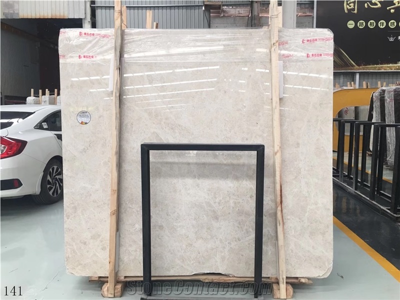 Turkey Auman Beige Marble Ouman Cappuccino Wall Tile Slab