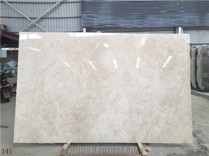 Turkey Auman Beige Marble Ouman Cappuccino Wall Tile Slab