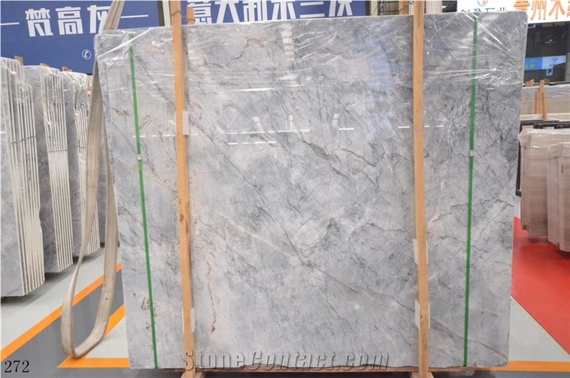 Van Gogh Grey White in China stone market marble vanity slab
