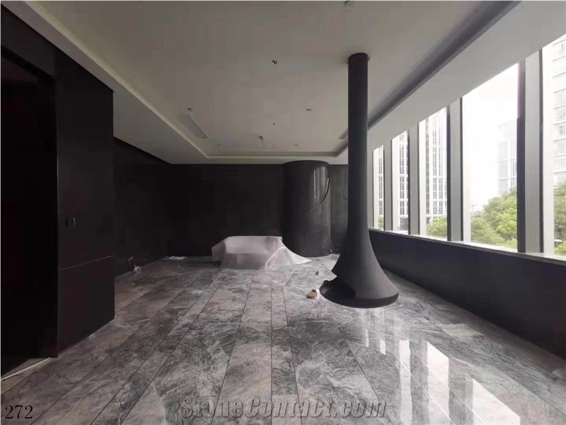 Van Gogh Grey White in China stone market marble vanity slab