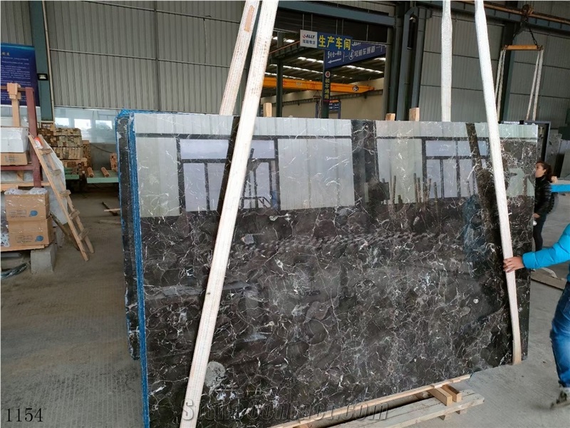 wall tile Marble in China stone market Hubei Dark Emperador 