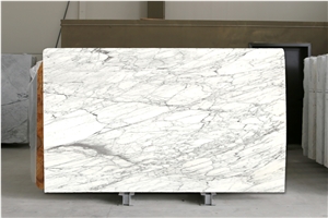 Slabs 2 cm Statuario Venato polished Marble Slabs