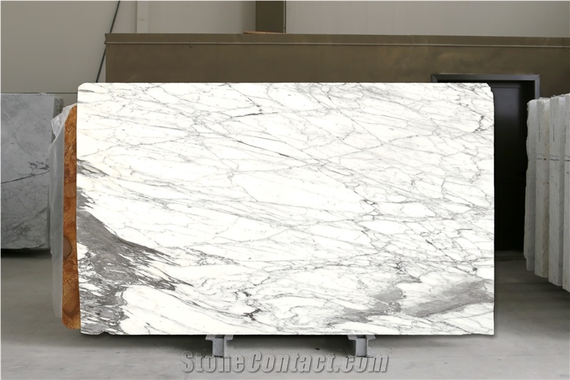 Slabs 2 cm Statuario Venato polished Marble Slabs