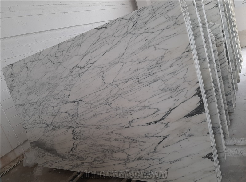 Slabs 2 cm Statuario Venato polished Marble Slabs