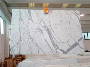Statuario Marble Slabs 2 cm polished