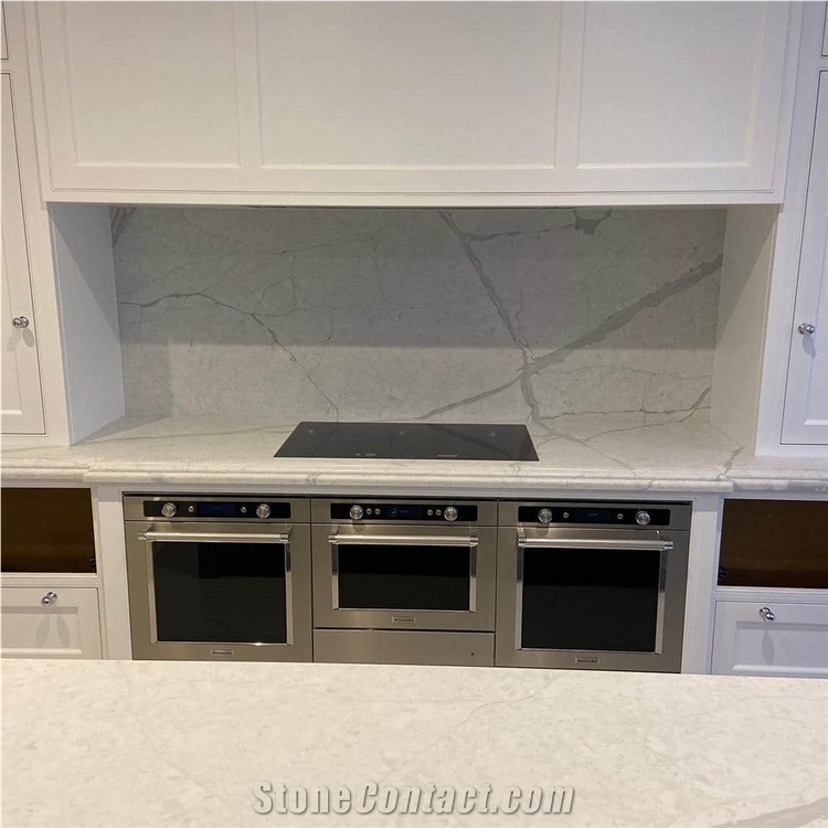 Artificial Quartz Marble Look Slab Stone