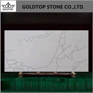 Artificial Quartz Marble Look Stone Engineered Stone Slab 