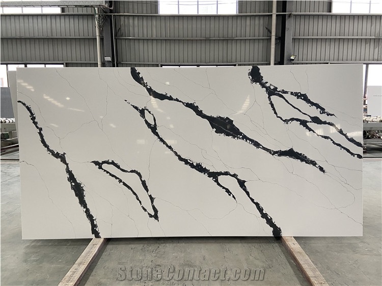 Artificial Quartz Slab Tile Stone Imagine Veins Home Decor