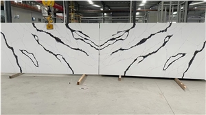 Artificial Quartz Slab Tile Stone Imagine Veins Home Decor