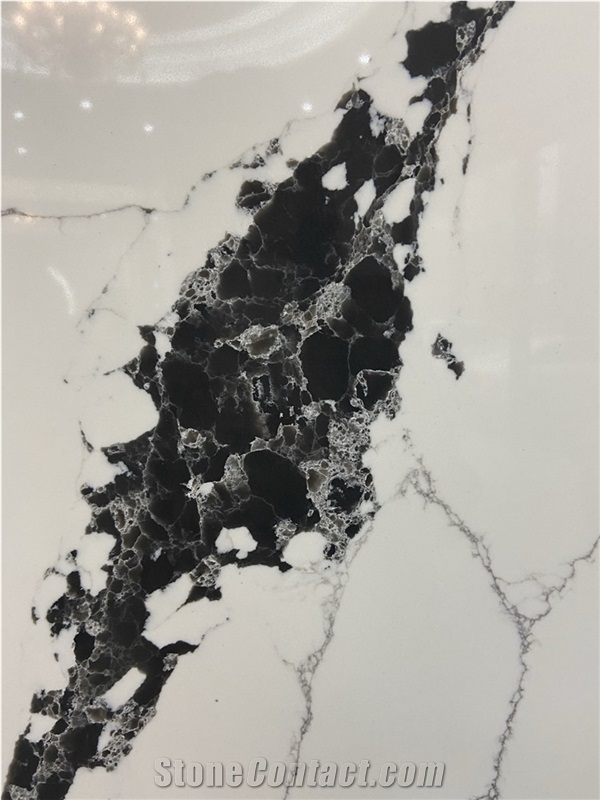 Artificial Quartz Slab Tile Stone Imagine Veins Home Decor