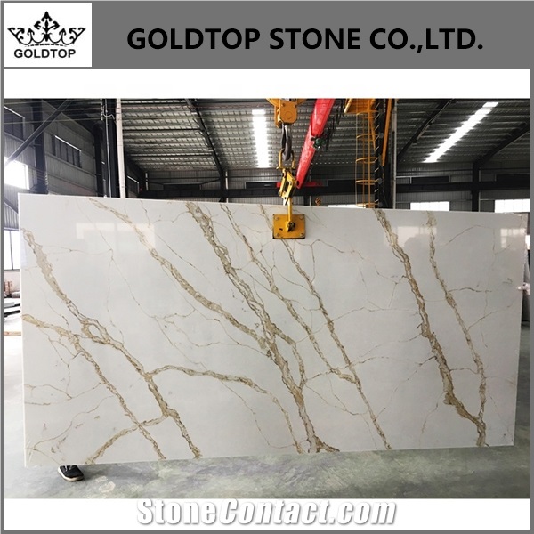  Artificial Quartz Slabs Tiles Stone Marble Look Veneer Top 