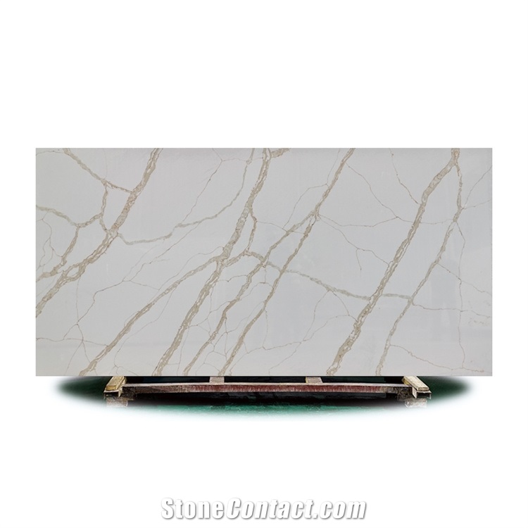  Artificial Quartz Slabs Tiles Stone Marble Look Veneer Top 