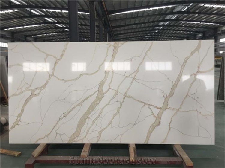  Artificial Quartz Slabs Tiles Stone Marble Look Veneer Top 