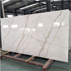  Artificial Quartz Slabs Tiles Stone Marble Look Veneer Top 